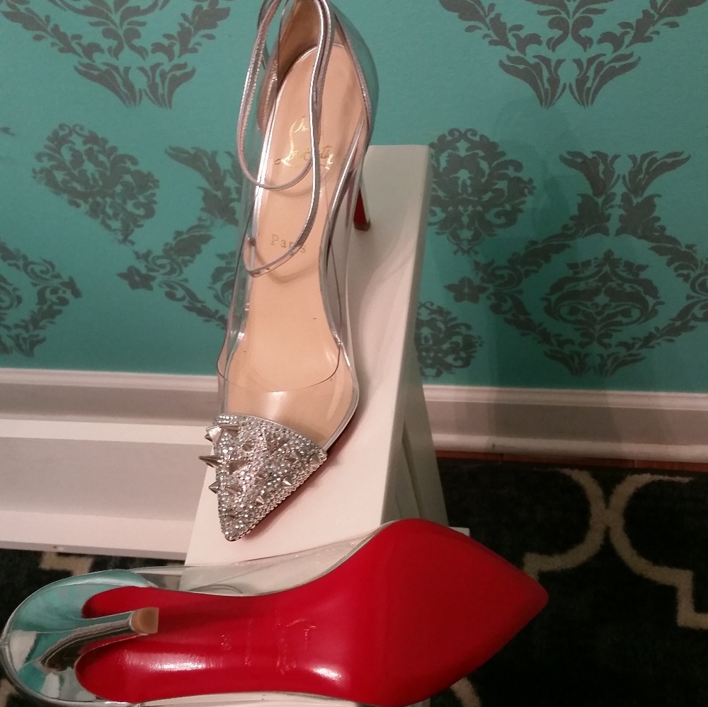 BRAND NEW CHRISTIAN LOUBOUTIN Clear Pumps